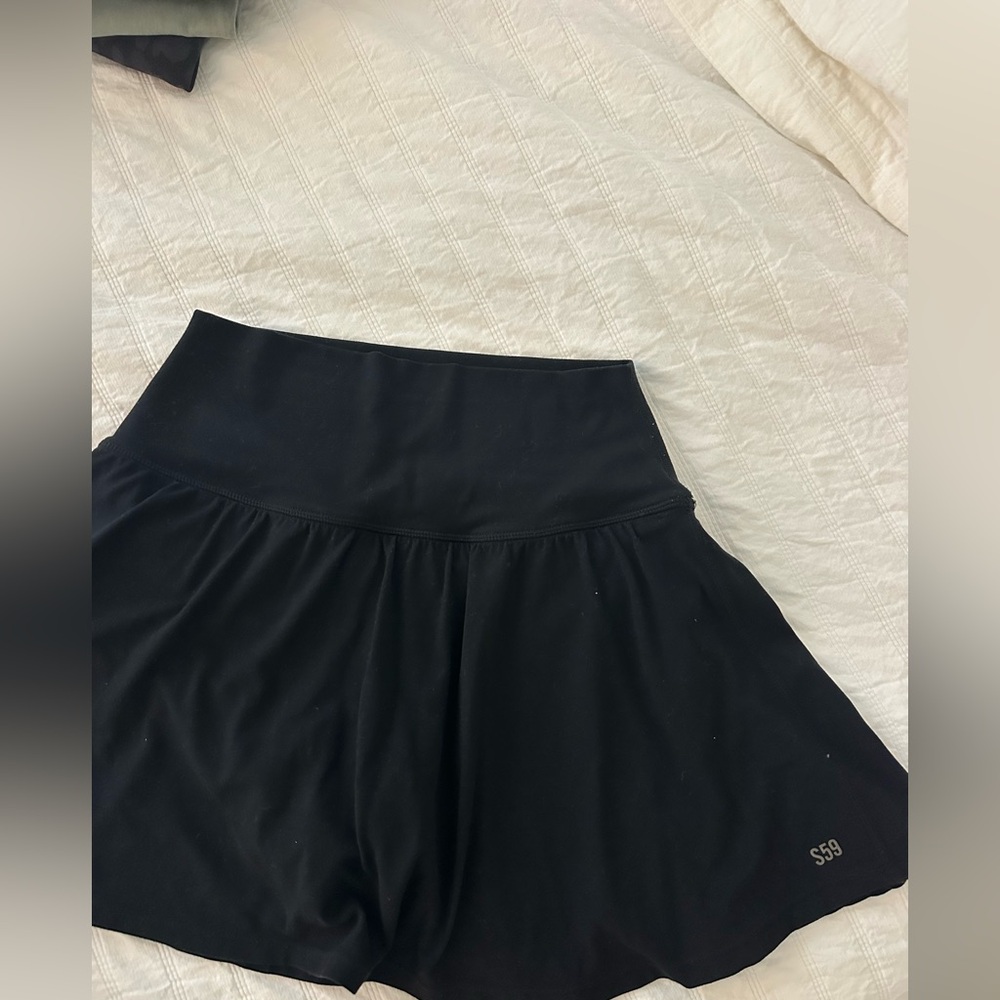 Splits 59 air weight high waisted black skirt